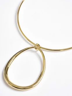 Source Unknown Accessoires-Tour De Cou A Boucle, Dore