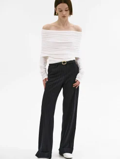 Source Unknown Accessoires-Tricot A Epaules Denudees Tova, Creme
