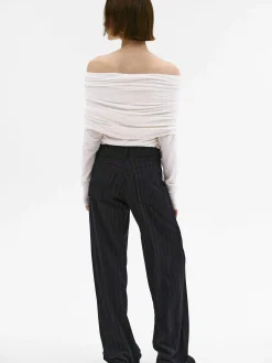 Source Unknown Accessoires-Tricot A Epaules Denudees Tova, Creme