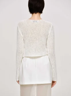 Source Unknown Vêtements-Tricot Semi-Transparent, Bouleau
