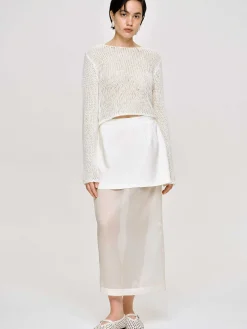 Source Unknown Coordonnées-Tricot Semi-Transparent, Bouleau
