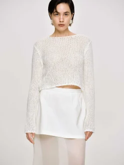 Source Unknown Coordonnées-Tricot Semi-Transparent, Bouleau
