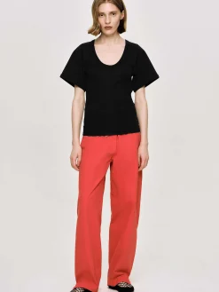 Source Unknown Accessoires-T-Shirt Deep U, Noir