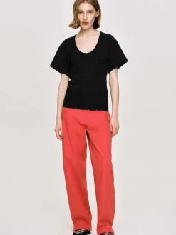 Source Unknown Accessoires-T-Shirt Deep U, Noir