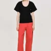 Source Unknown Accessoires-T-Shirt Deep U, Noir