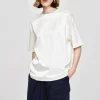 Source Unknown Accessoires-T-Shirt En Satin Soyeux, Blanc