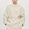 Source Unknown Accessoires-Veste Avec Echarpe Edmea, Aigrette