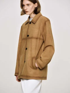 Source Unknown Accessoires-Veste En Eponge Delavee, Camel