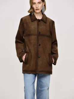 Source Unknown Accessoires-Veste Eponge Delavee, Kobicha