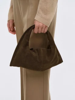 Source Unknown Chaussures Et Sacs-Vida Mini Sac Fourre-Tout En Daim, Noyer