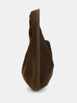 Source Unknown Vêtements-Vida Mini Sac Fourre-Tout En Daim, Noyer